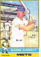 1976 Topps Baseball Cards      222     Wayne Garrett